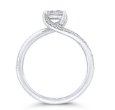 14 Karat White Gold Diamond Engagement Ring- Special Order Only